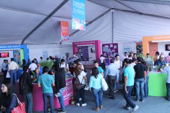 Stand de Fundación Produce Sinaloa, A.C., en la Expo Agro 2014.